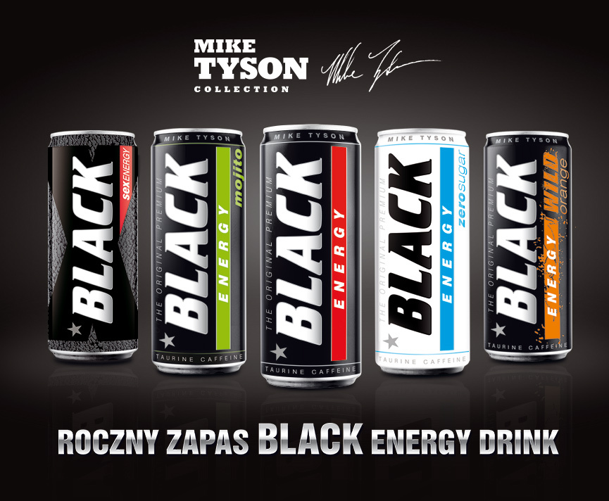 Moc jest z Tobą!!! Roczny zapas BLACK ENERGY DRINK