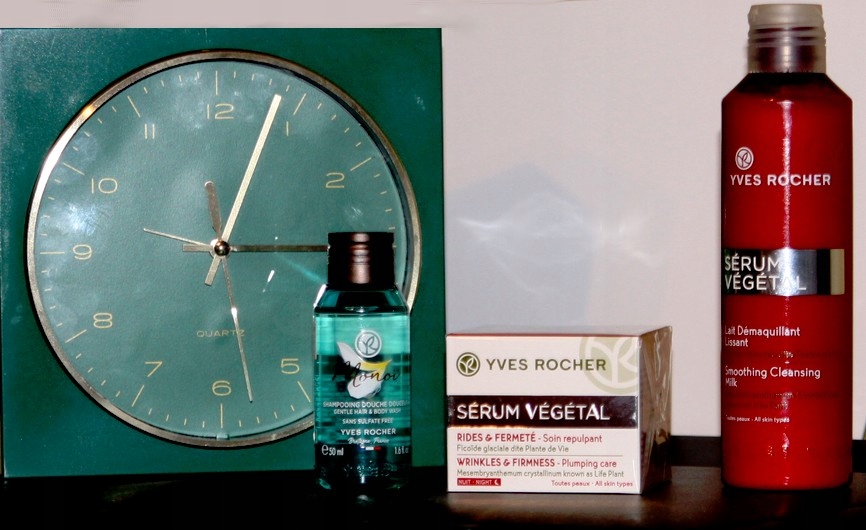 zestaw Yves Rocher Krem Serum Vegetal i mleczko