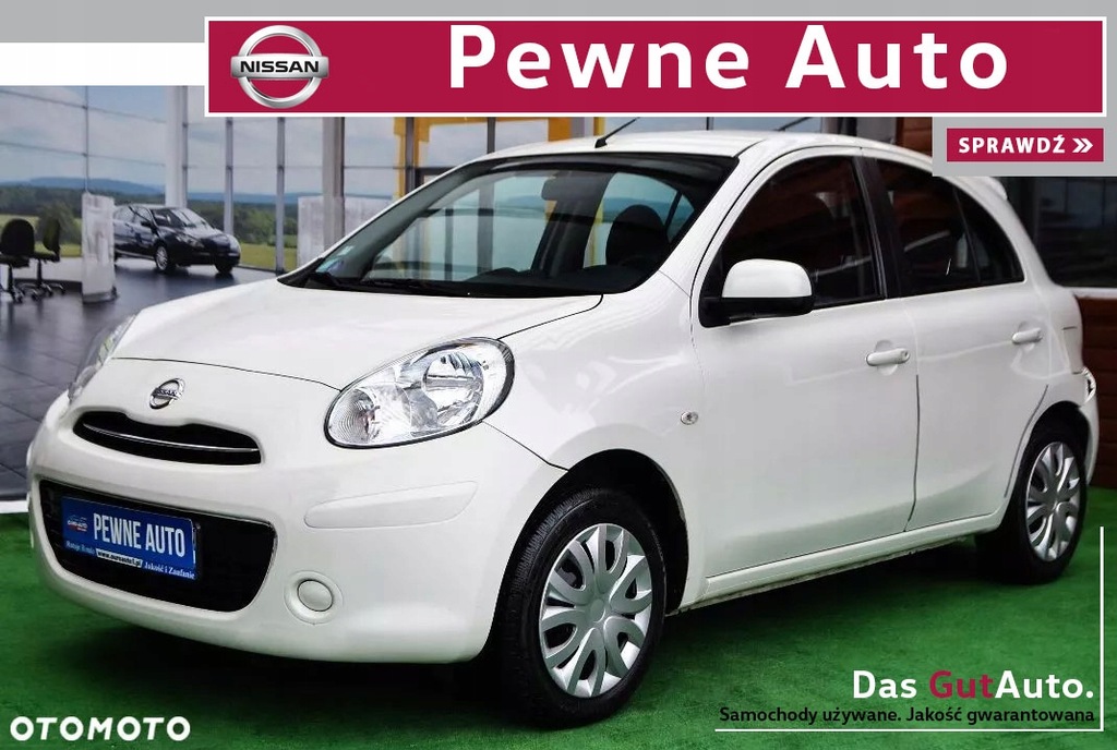 Nissan Micra K13 Biała Perła Benzyna Klima 8147740853