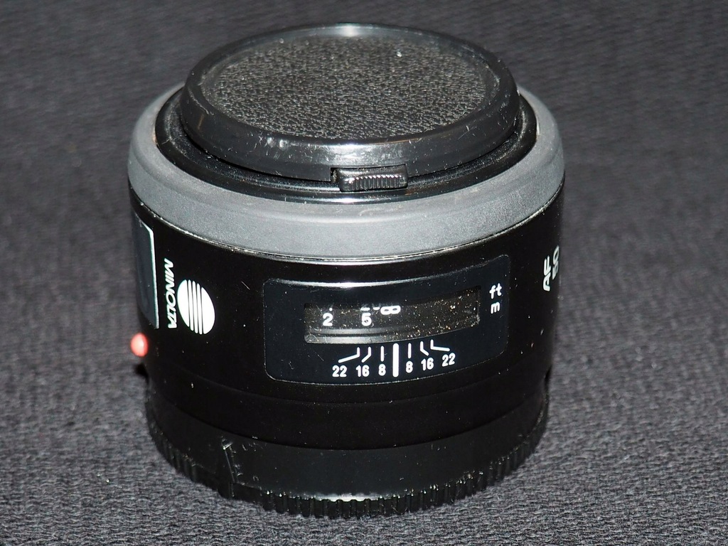Obiektyw Minolta Maxxum AF 50mm f1.7(RS).