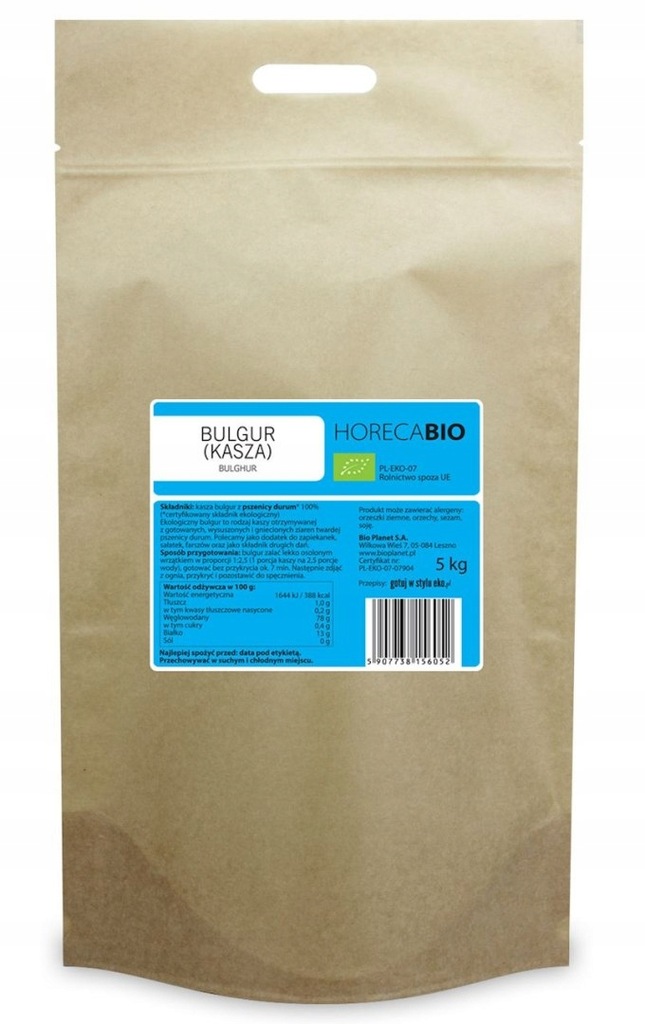 BULGUR (KASZA) BIO 5 kg - HORECA