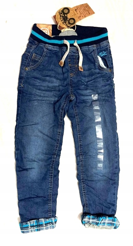 Cool Club Spodnie dżinsowe z podszewką 122cm