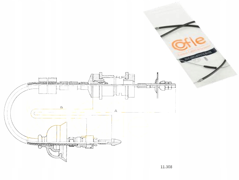 LINKA SPRZĘGŁA PEUGEOT COFLE