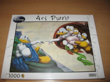 Art Puzzle Disney Stworzenie Adama/Donalda 1000el