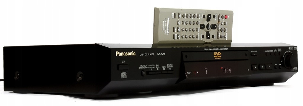完動品 美品 Panasonic DVD-RV32 DVD／CDプレーヤー 概要 DVD／CDプレーヤー DVD-RV32 | ブルーレイディスク