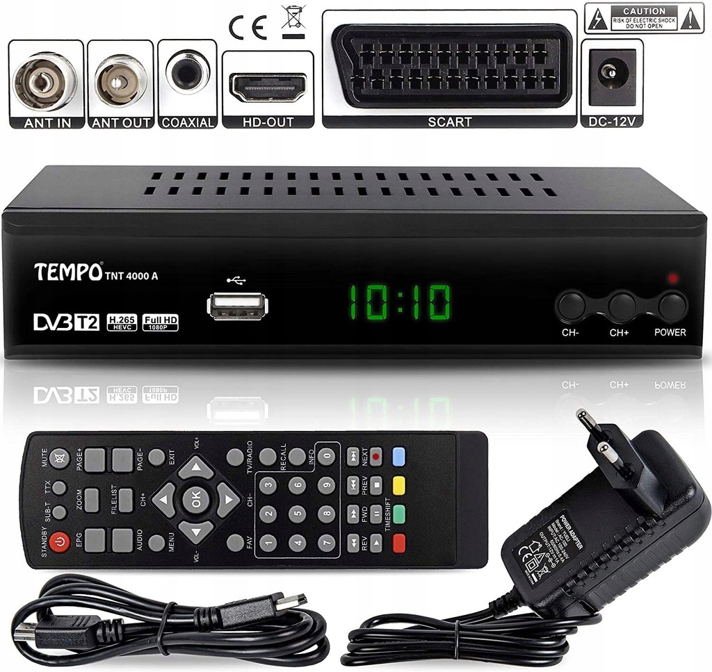 Tempo 4000 HD DVB-T Dekoder do TV