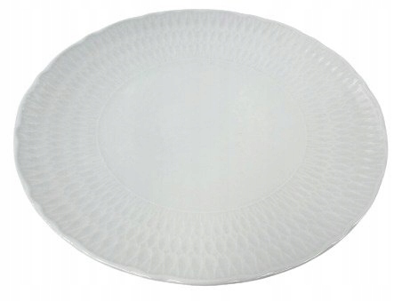 Ćmielów sofia talerz płytki obiadowy 28cm biały ga