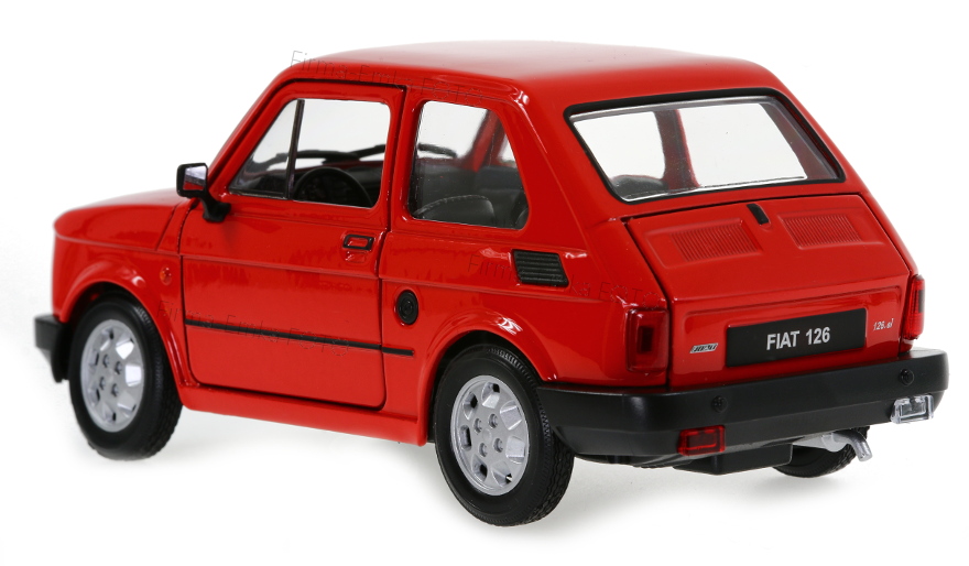 MODEL Metalowy Fiat 126 Maluch SKALA 121 DUŻY