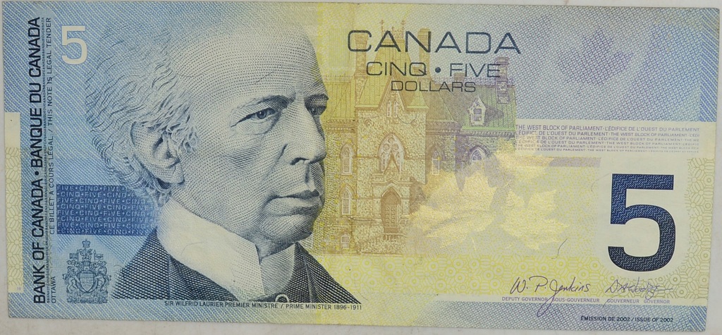 15.Canada, 5 Dolarów 2005, P.101.d, St.3+