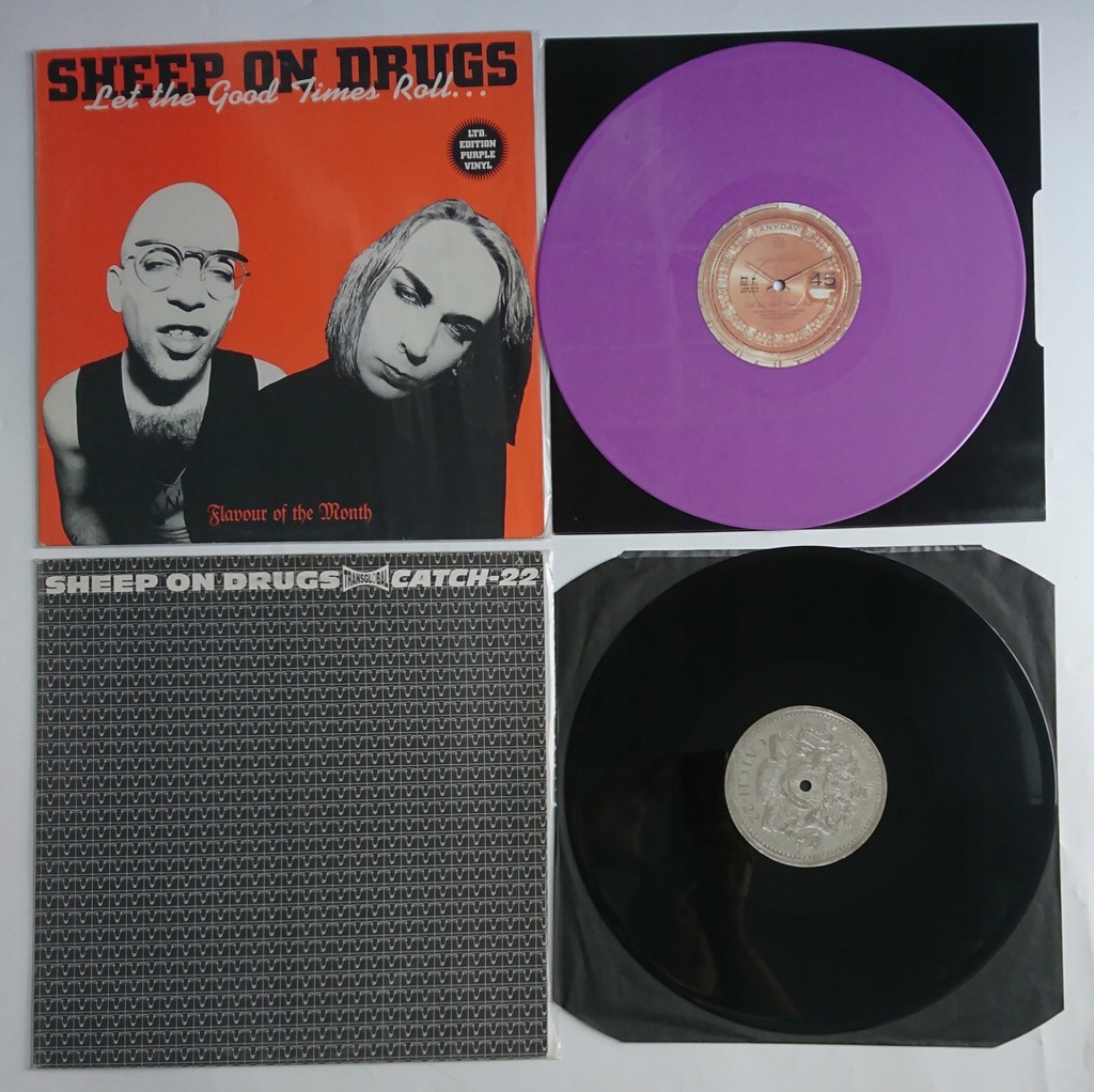 SHEEP ON DRUGS - 2 x Vinyl LP - zestaw pakiet EBM