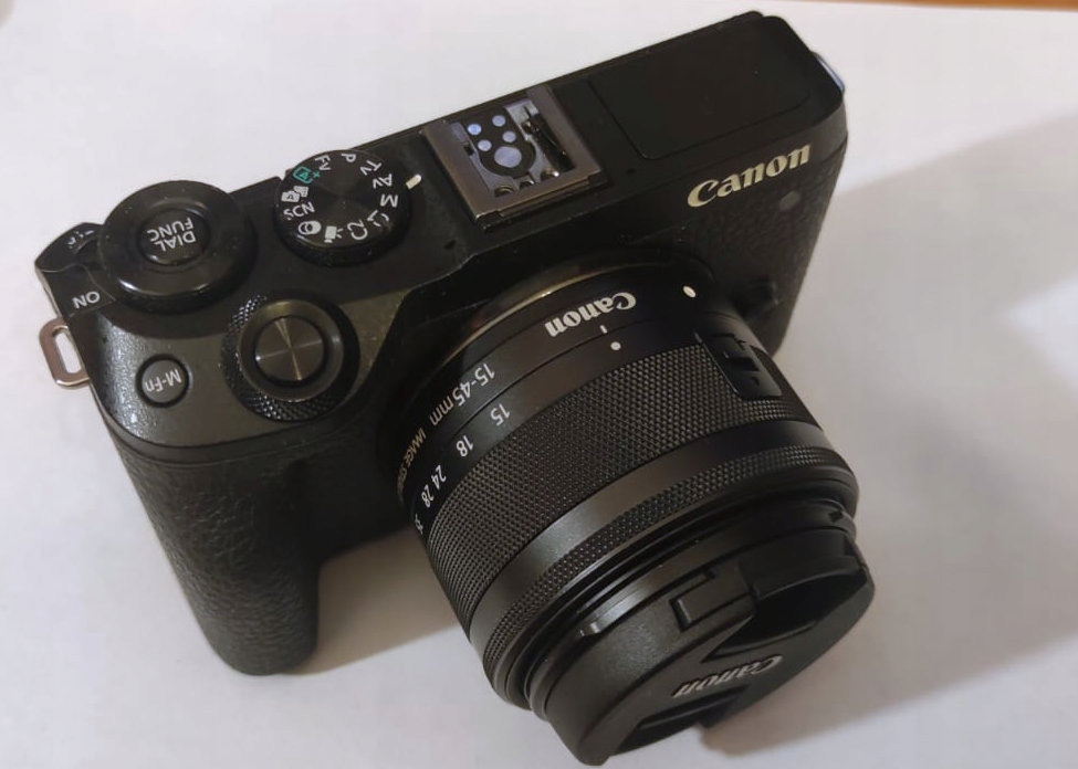 Canon EOS M6 Mark II z obiektywem Canon 15-45 14869 zdjęć