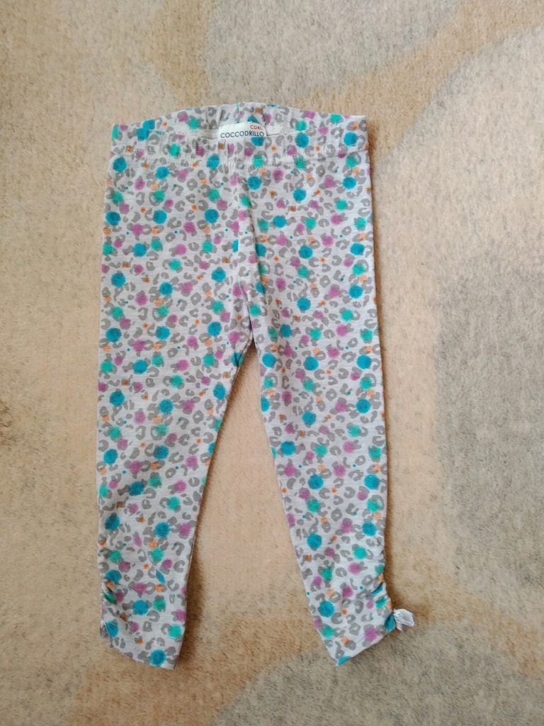 GETRY LEGGINSY COCCODRILLO W PANTERKĘ 80