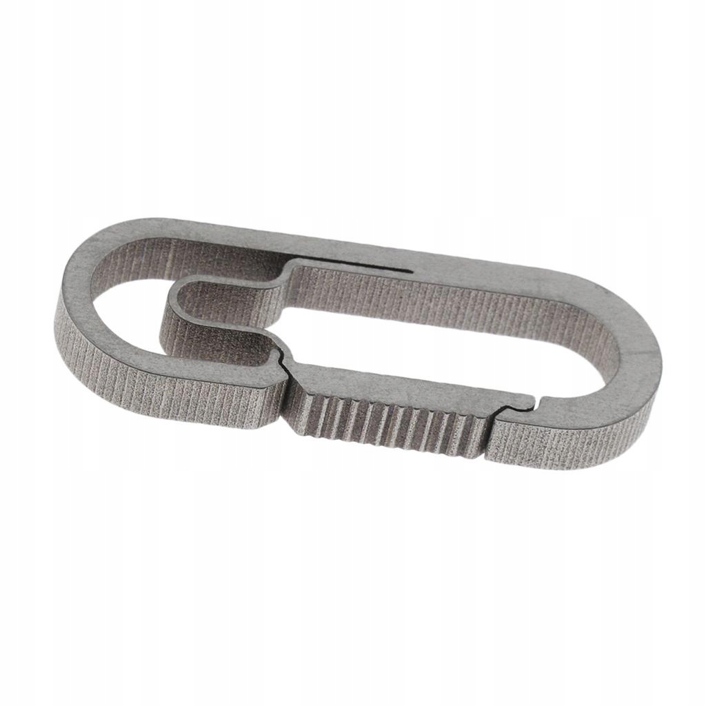 Titanium Alloy Keychain Titanium Key 4cm Gray
