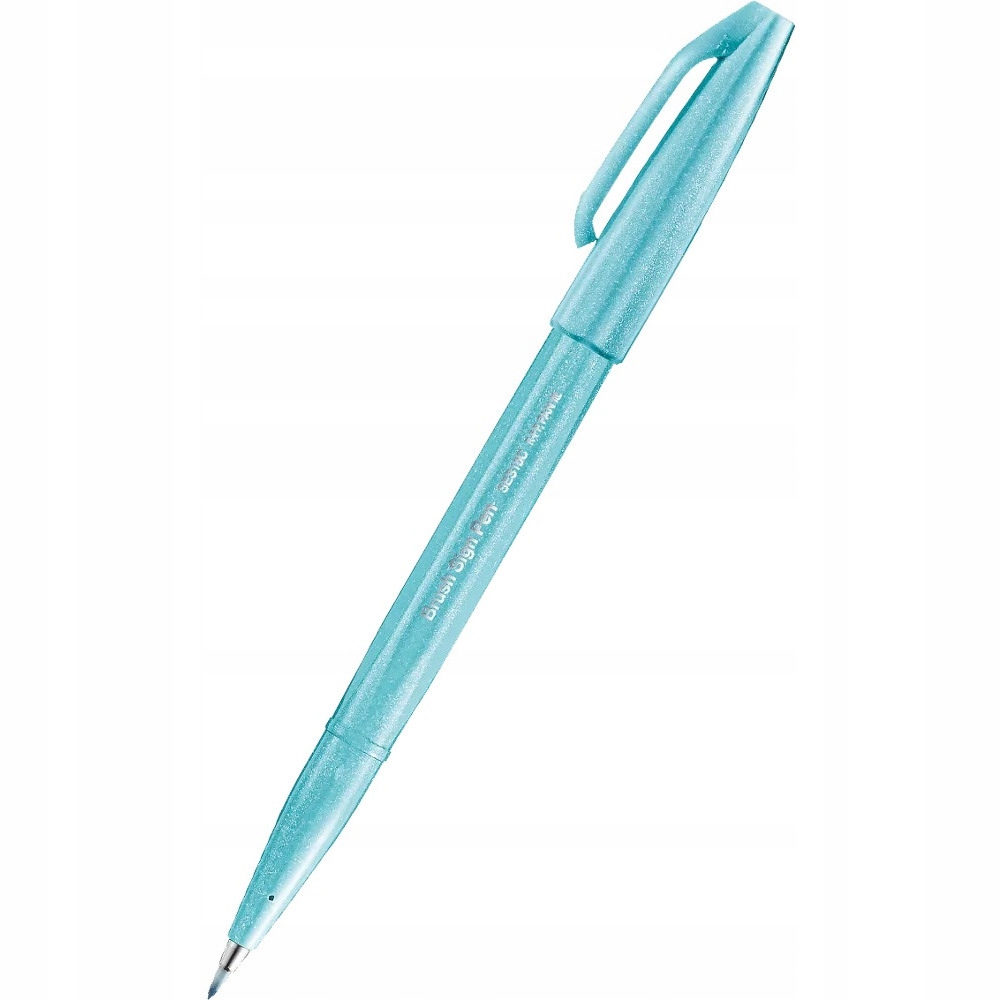 Długopis PISAK do KALIGRAFII jasnobłękitny PENTEL