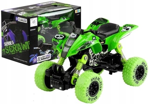 Motocykl motor monster truck amortyzatory 1:32