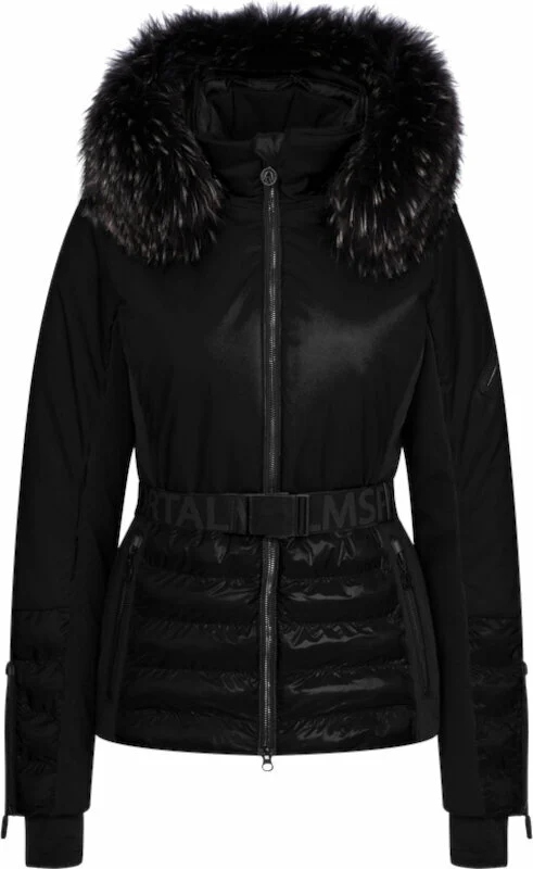 Oxford Womens Jacket with Fur Black 38