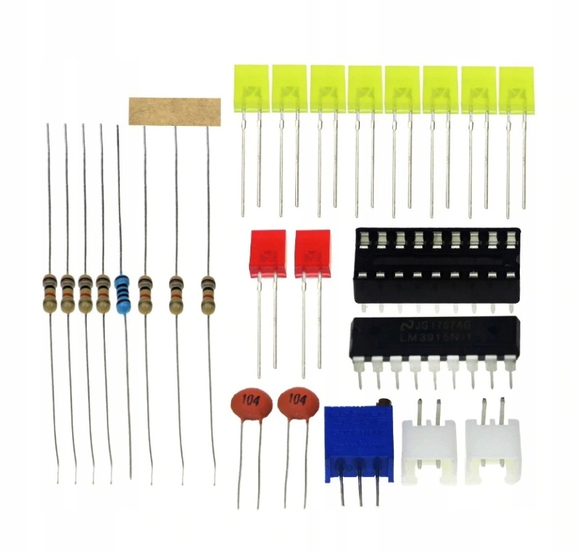Lm3915. Lm3915 10 светодиодный анализатор звукового спектра. Индикатор набор. Индикатор уровня звука.