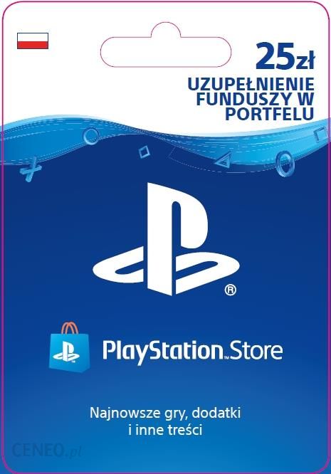 PLAYSTATION NETWORK 25 ZŁ PLN PSN - KOD PS4 / PS5