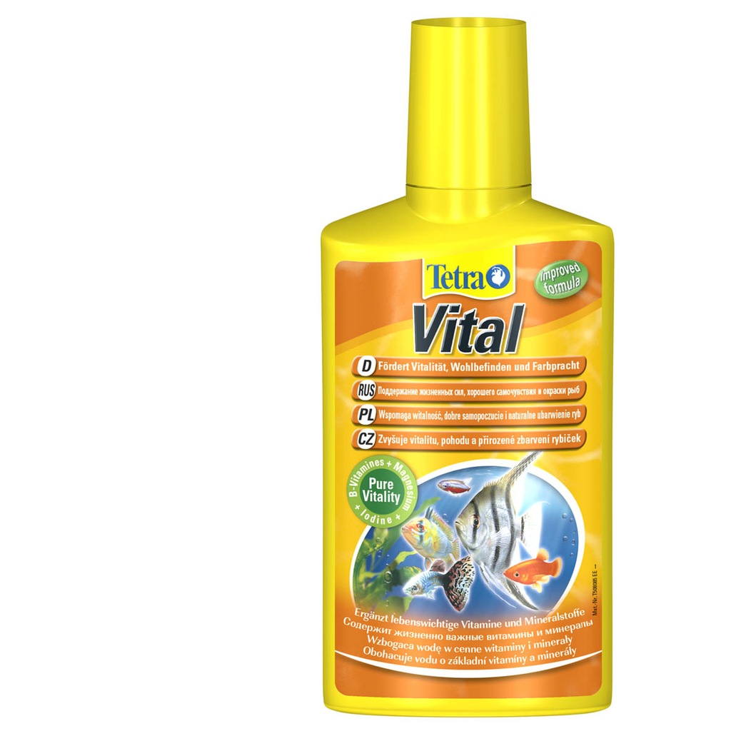 Tetra Vital Vitamine E Minerali Per Acquario - 100 Ml, Per Pesci E Piante