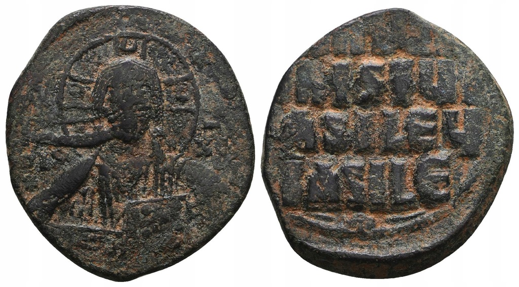 R24. Bazyli II, follis klasy A3 z Chrystusem