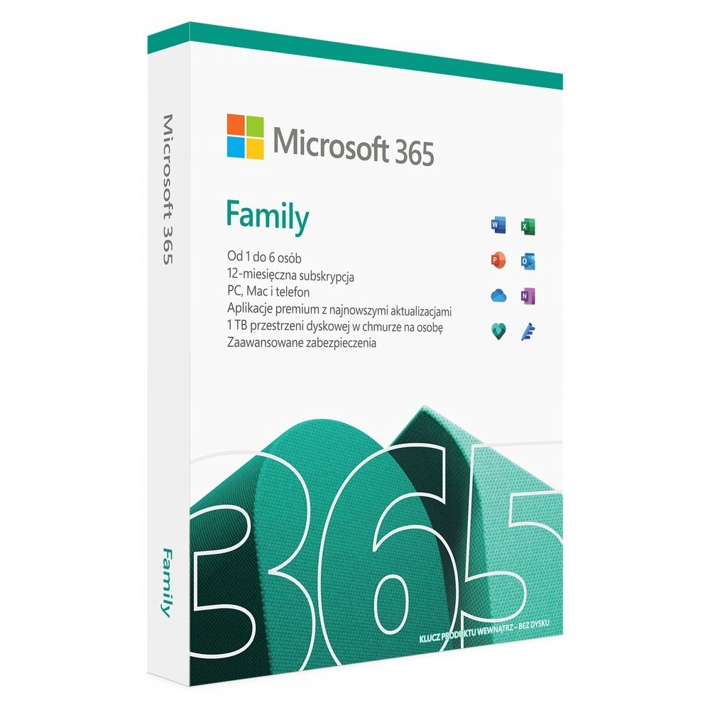 Microsoft 365 Family Polish EuroZone Subscr