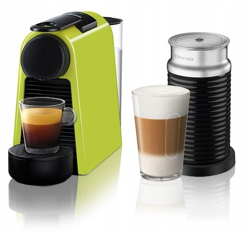 Nespresso D30 Essenza Mini limonkowy EN85L ZESTAW