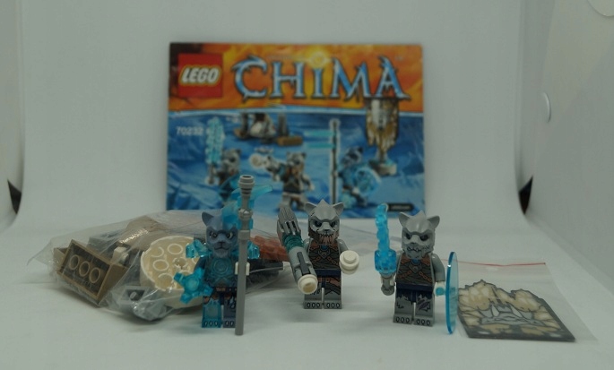Lego Chima zestaw 70232 loc124 loc125 loc126 - U