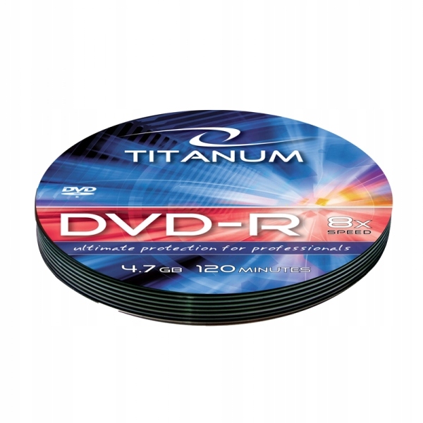 TITANUM 1219-DVD-R SOFT PACK 10 4.7GB 8X