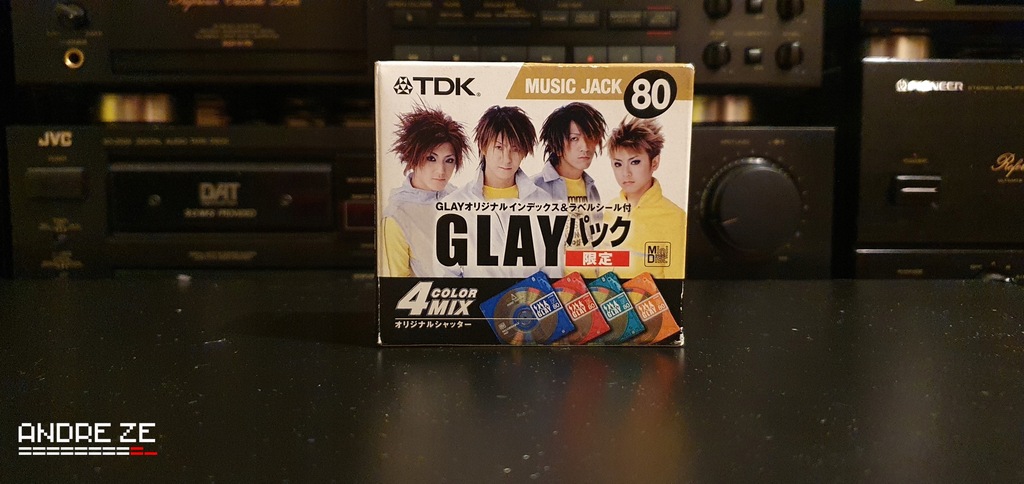 4 pack MD TDK MJ Glay 80 min. z Japonii. 1999r.