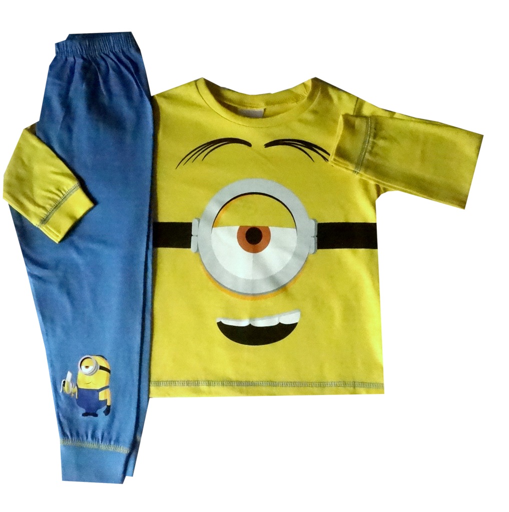 PIŻAMA MINIONKI MINIONS 7-8 lata 128cm