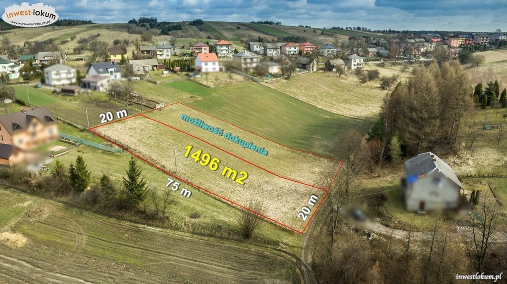 Działka, Gorenice, Olkusz (gm.), 1496 m²