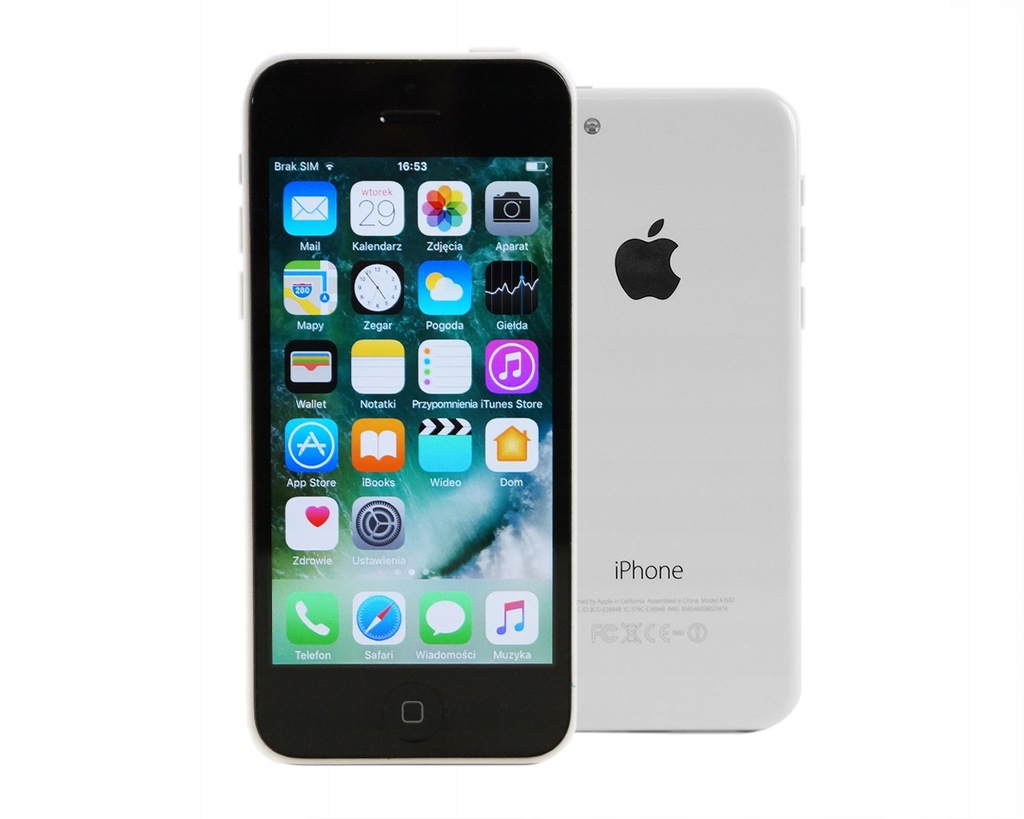 Apple iPhone 5C / 16GB / Biały / Bez Blokad