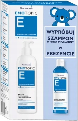 EMOTOPIC Balsam do ciała 400ml + Szampon kojący