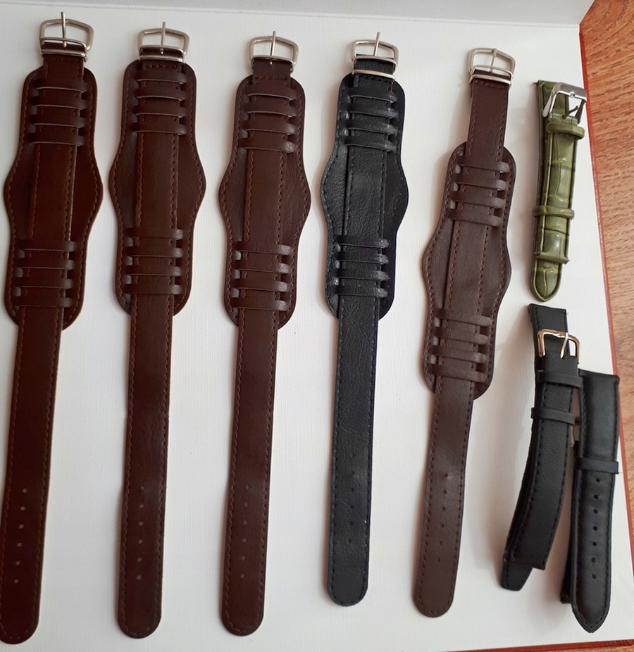 zestaw nowych pasków do zegarków retro 18mm