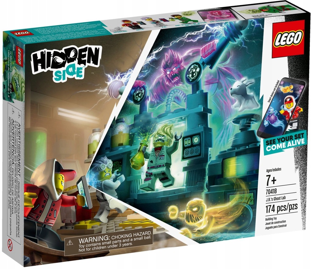 LEGO Hidden Side 70418 Laboratorium duchów J.B NEW