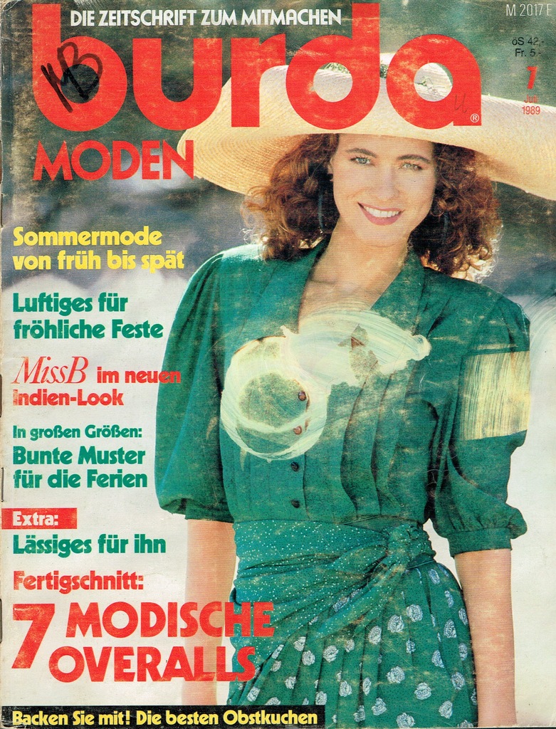 Burda Moden 7 1989