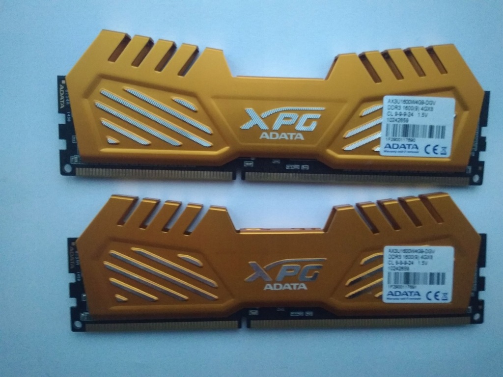 Pamięć ram Adata DDR3 8GB (2x4GB) 1600MHz CL9