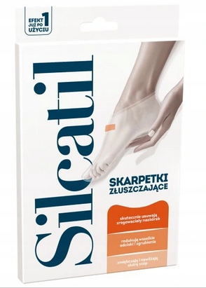 SILCATIL Skarpetki złuszczające do stóp 1 para