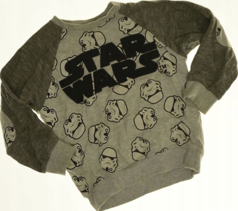 STAR WARS _ SIWA BLUZA Z NADRUKIEM 4-5 lat 110cm