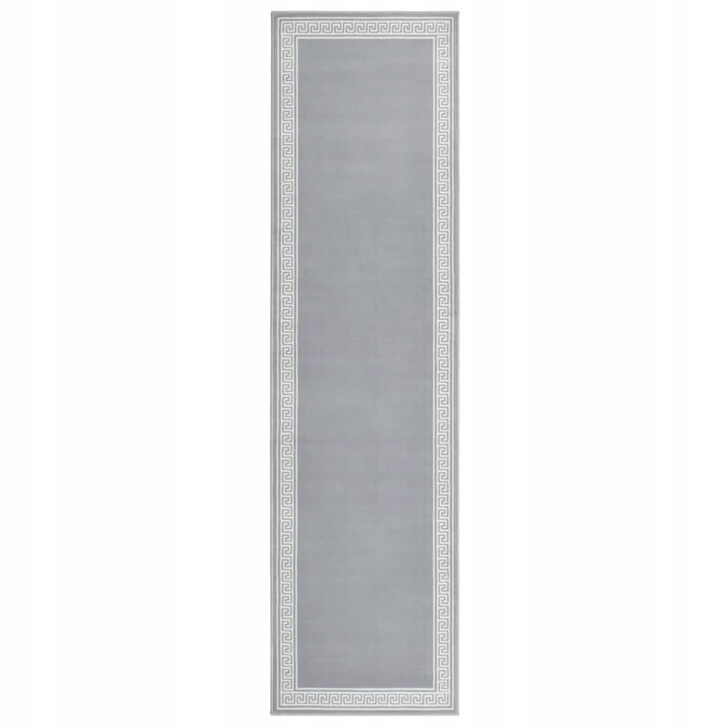 Chodnik dywanowy, BCF, szary z motywem, 60x250 cm