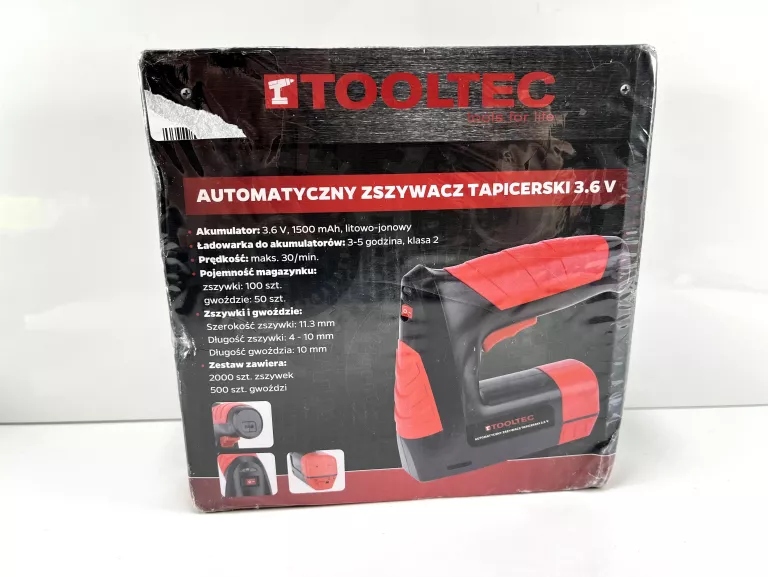 ZSZYWACZ AUTOMATYCZNY TOOLTEC TAPICERSKI 3,6V