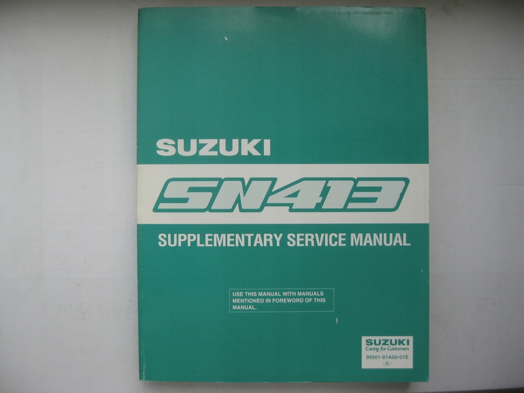 Suzuki Jimny Naprawa Suzuki Jimny SN413 Serwisówka