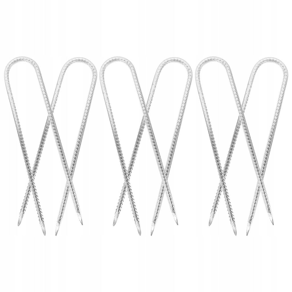 Tent Kit U-shaped Stakes 6 Pcs