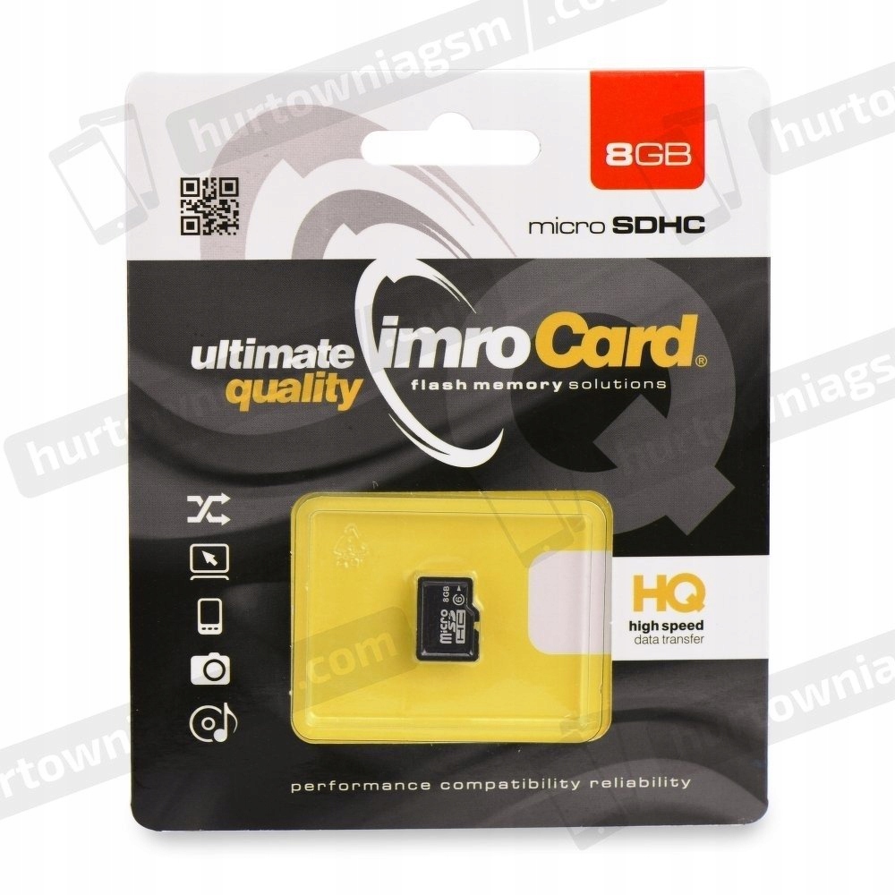 KARTA PAMIĘCI microSD 8GB IMRO CLASS 10