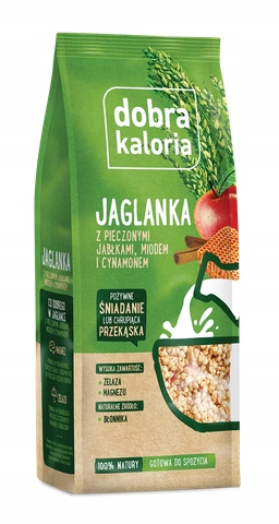 Jaglanka. Pieczone jabłka, miód, cynamon