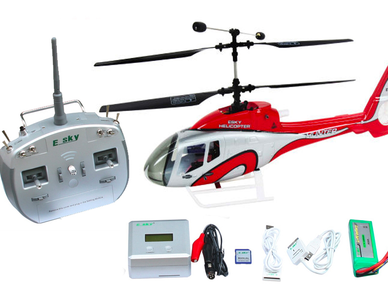 ESKY HUNTER PRO + RADIO HELIKOPTER 2.4ghz 4 KANAŁY