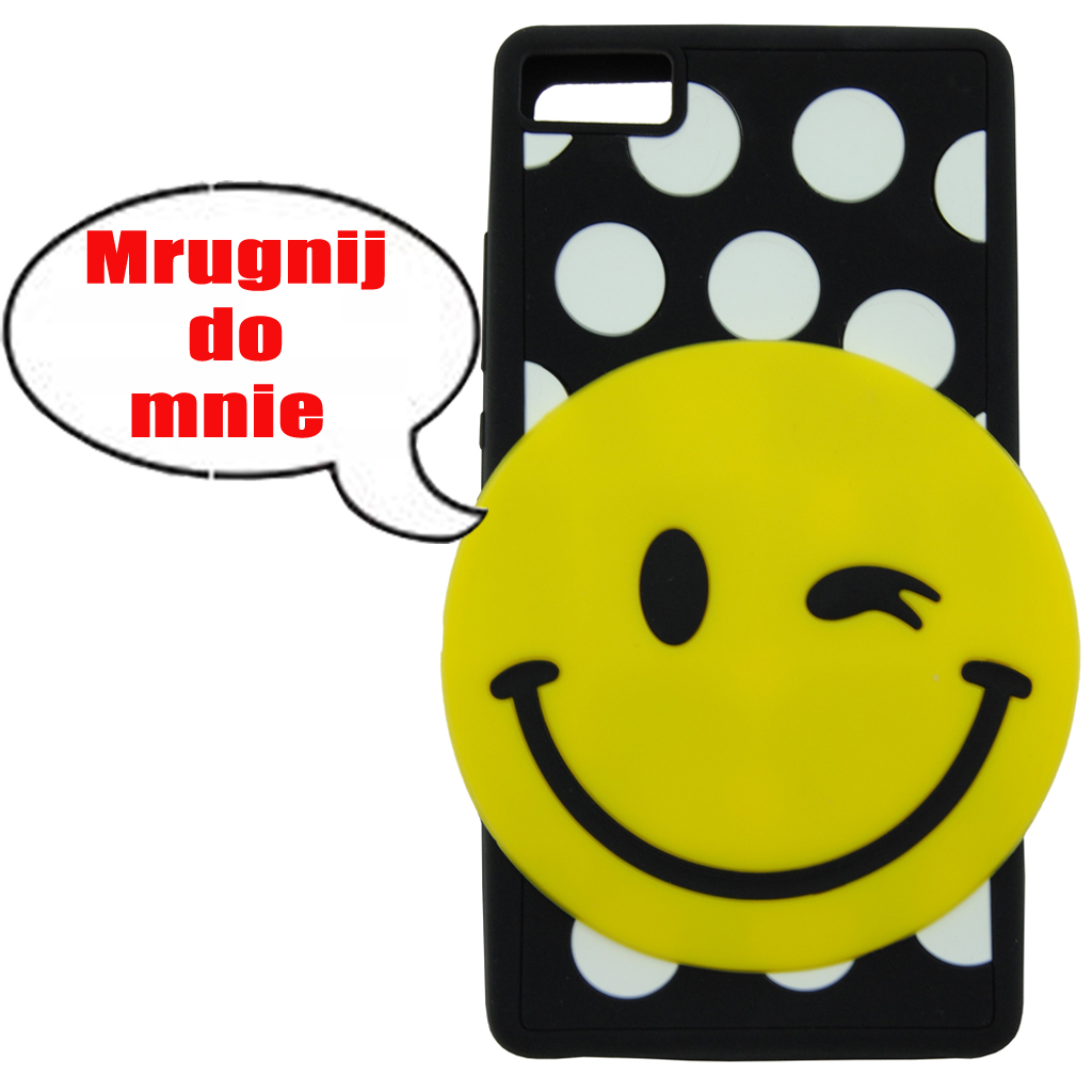 Etui gumowe 3D Buźka LG G4 Stylus