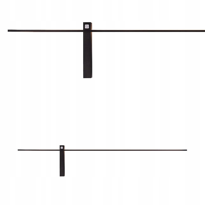 Nowodvorski Kinkiet czarny IP23 IMPULSE LED L 8117