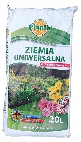 ZIEMIA UNIWERSALNA DO KWIATÓW I WARZYW PLANTA 20L