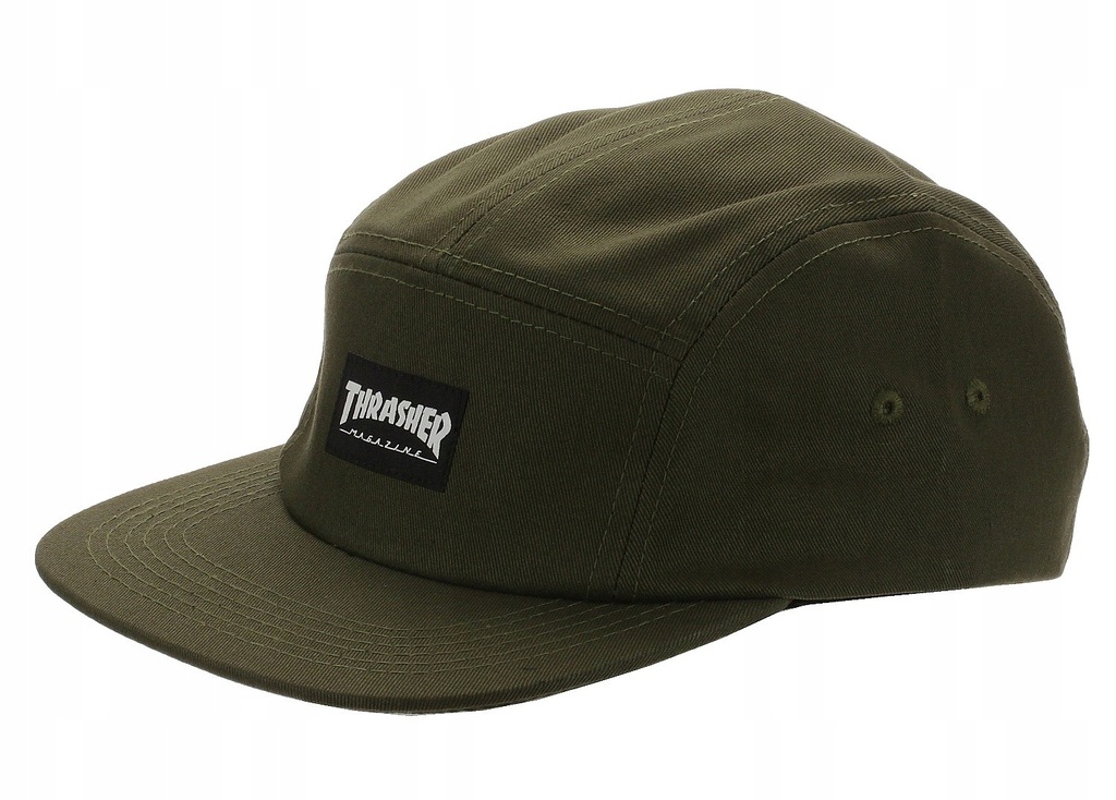 czapka z daszkiem Thrasher 5 Panel - Army Green